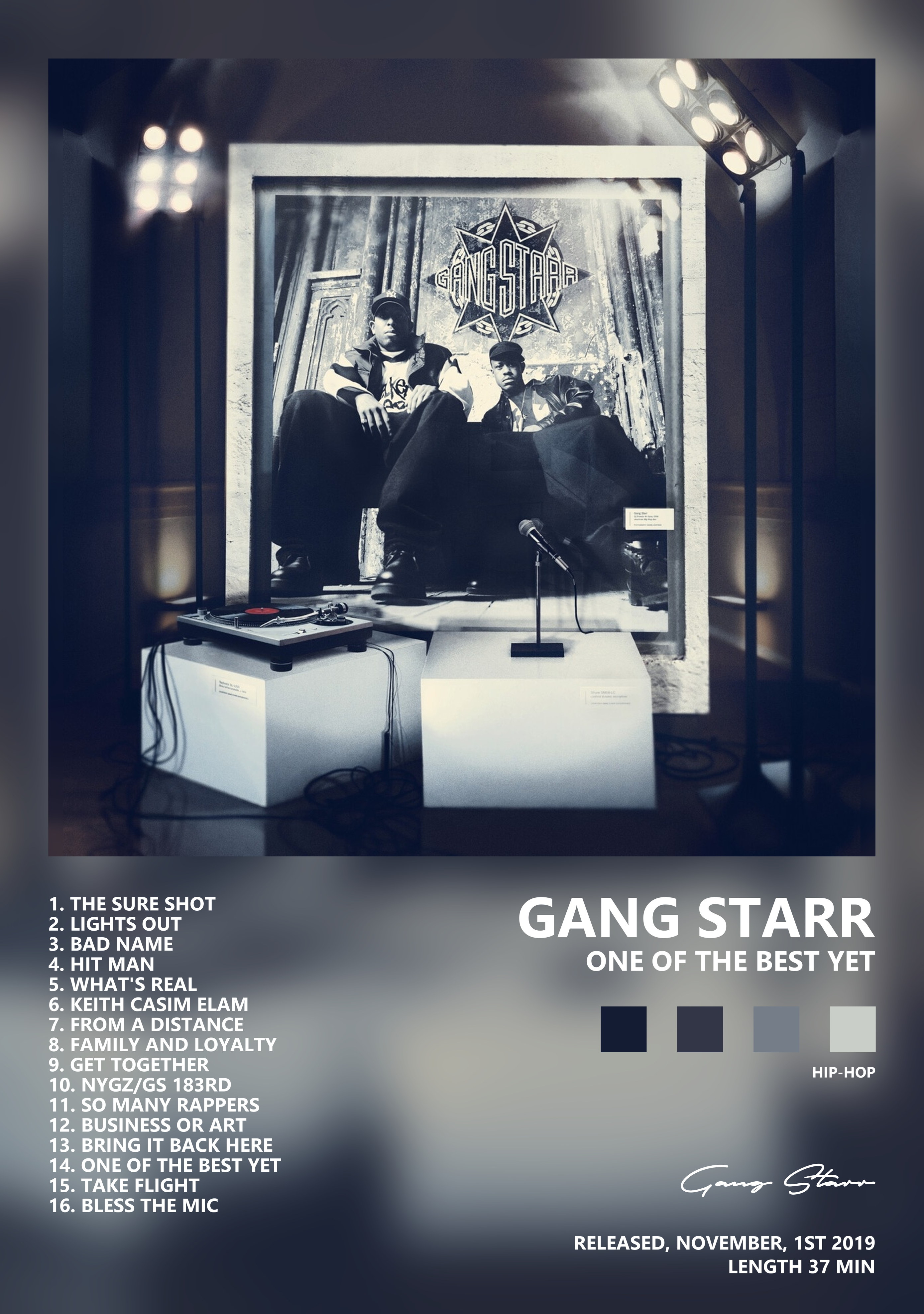 Музыкальный постер: Gang Starr — One of the Best Yet
