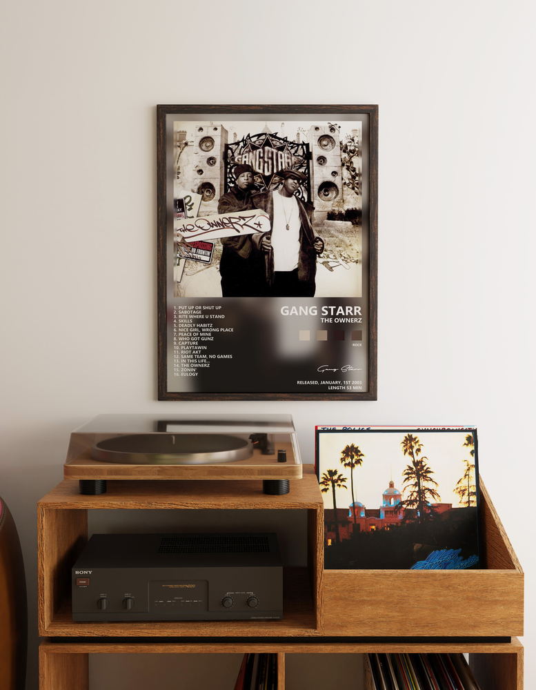 Музыкальный постер: Gang Starr — The Ownerz