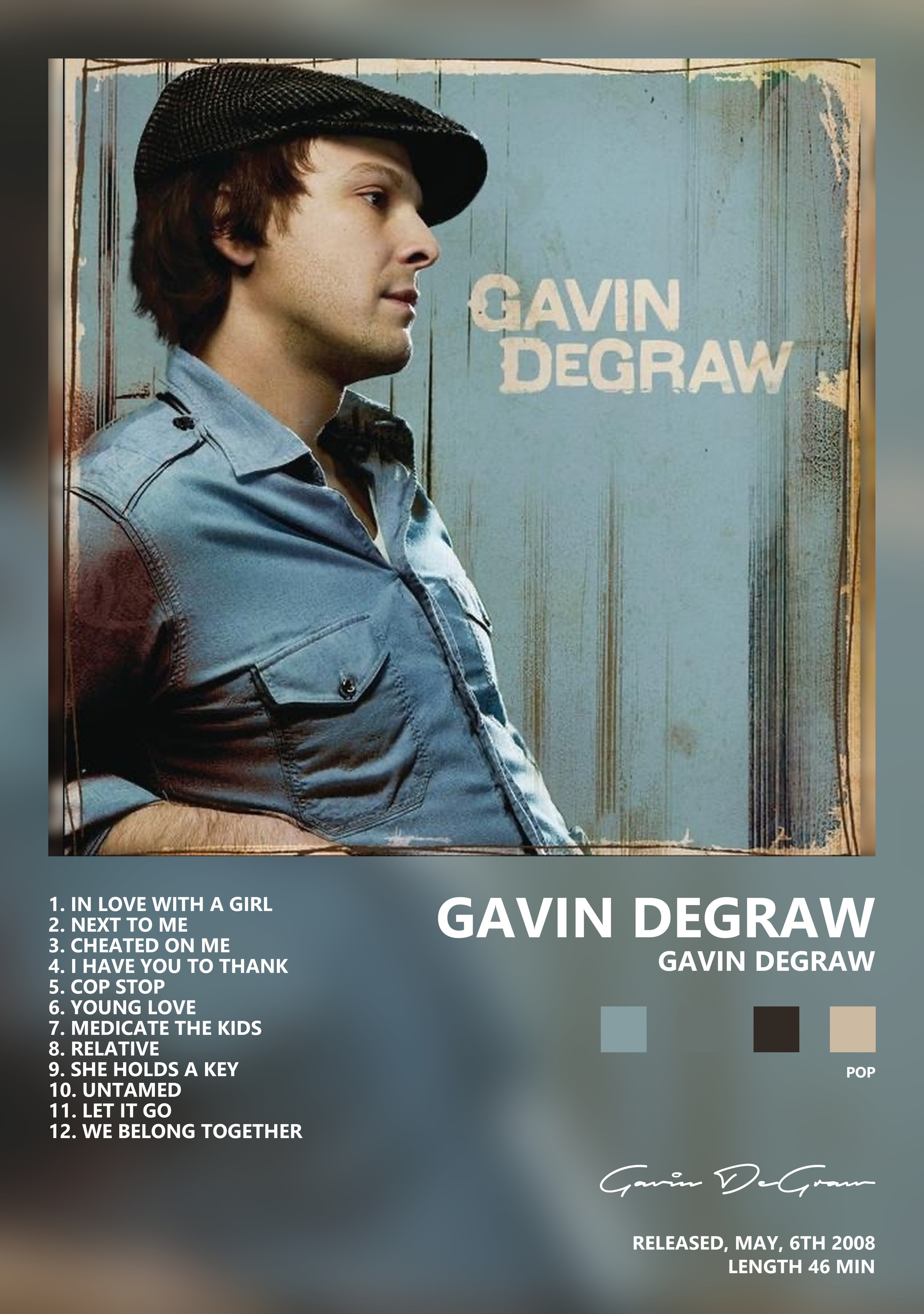 Музыкальный постер: Gavin DeGraw — Gavin DeGraw