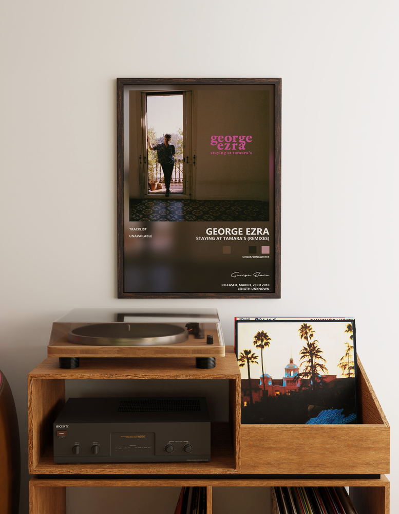 Музыкальный постер: George Ezra — Staying at Tamaras Remixes