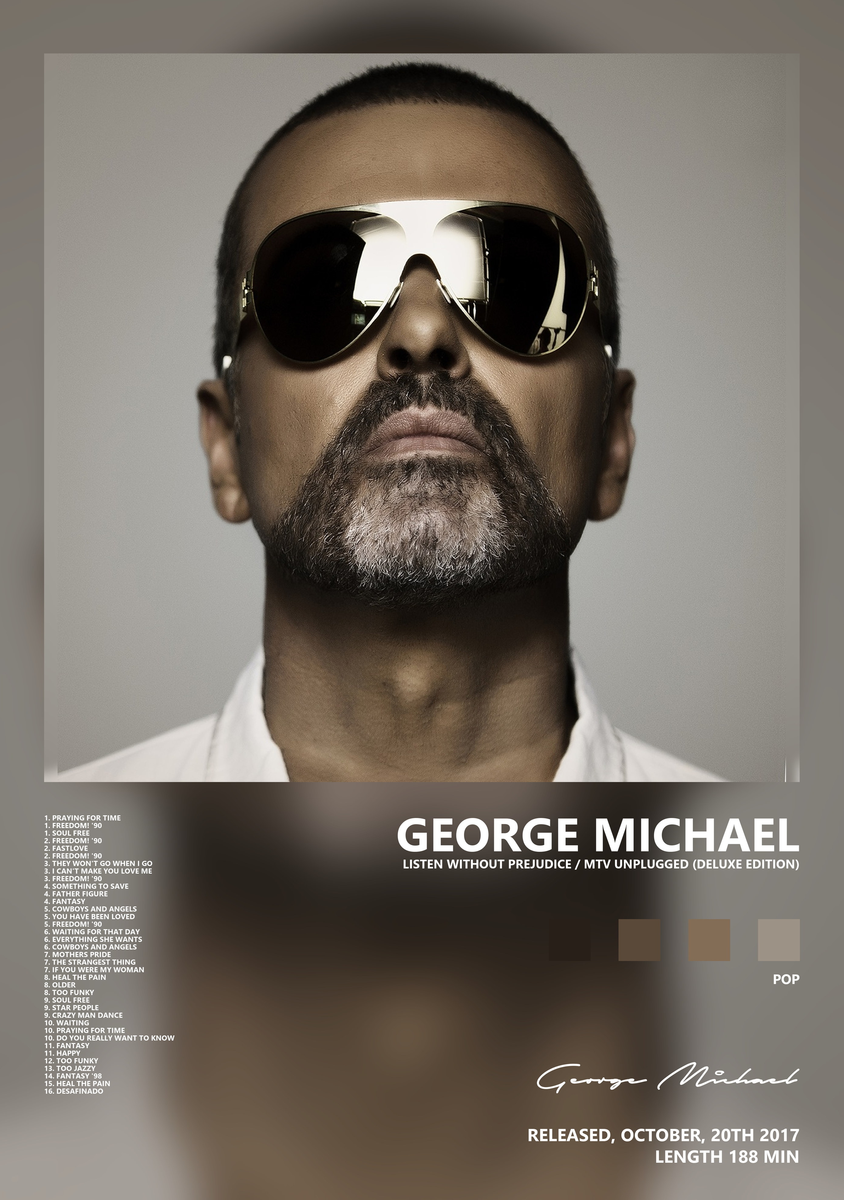 Музыкальный постер: George Michael — Listen Without Prejudice MTV Unplugged Deluxe Edition