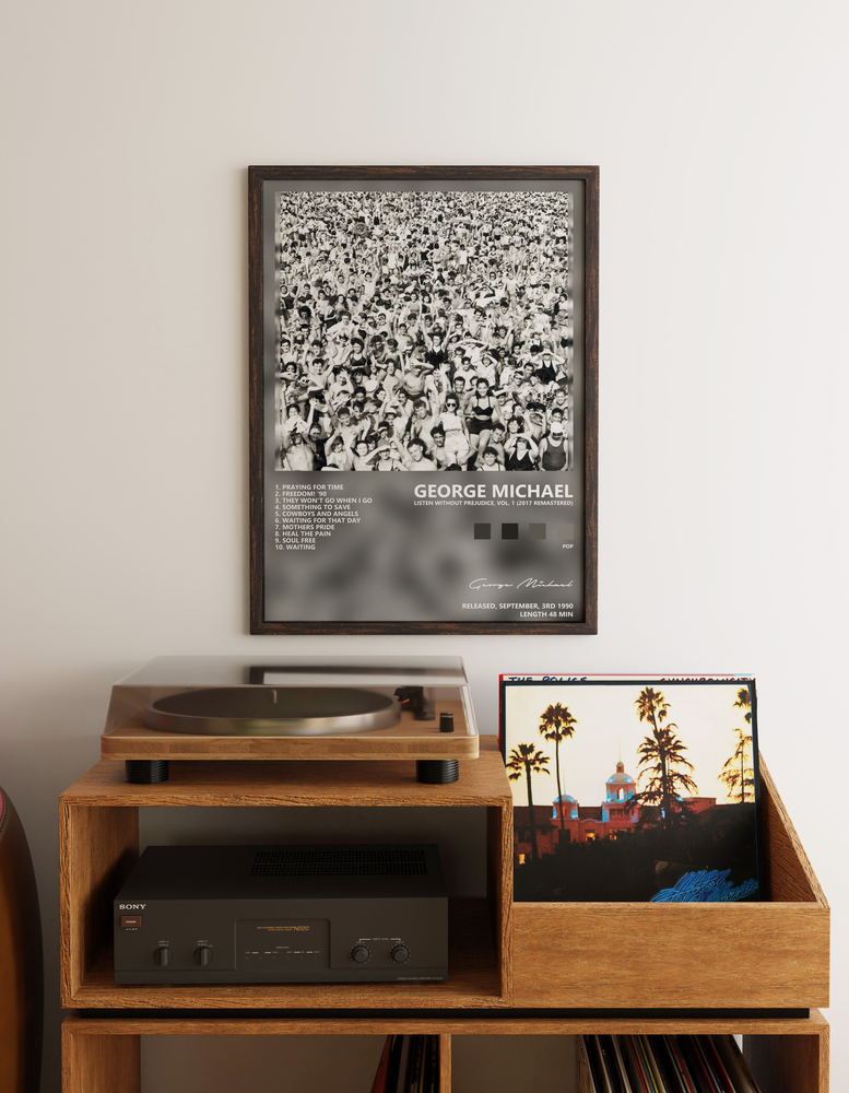 Музыкальный постер: George Michael — Listen Without Prejudice Vol 1 2017 Remastered