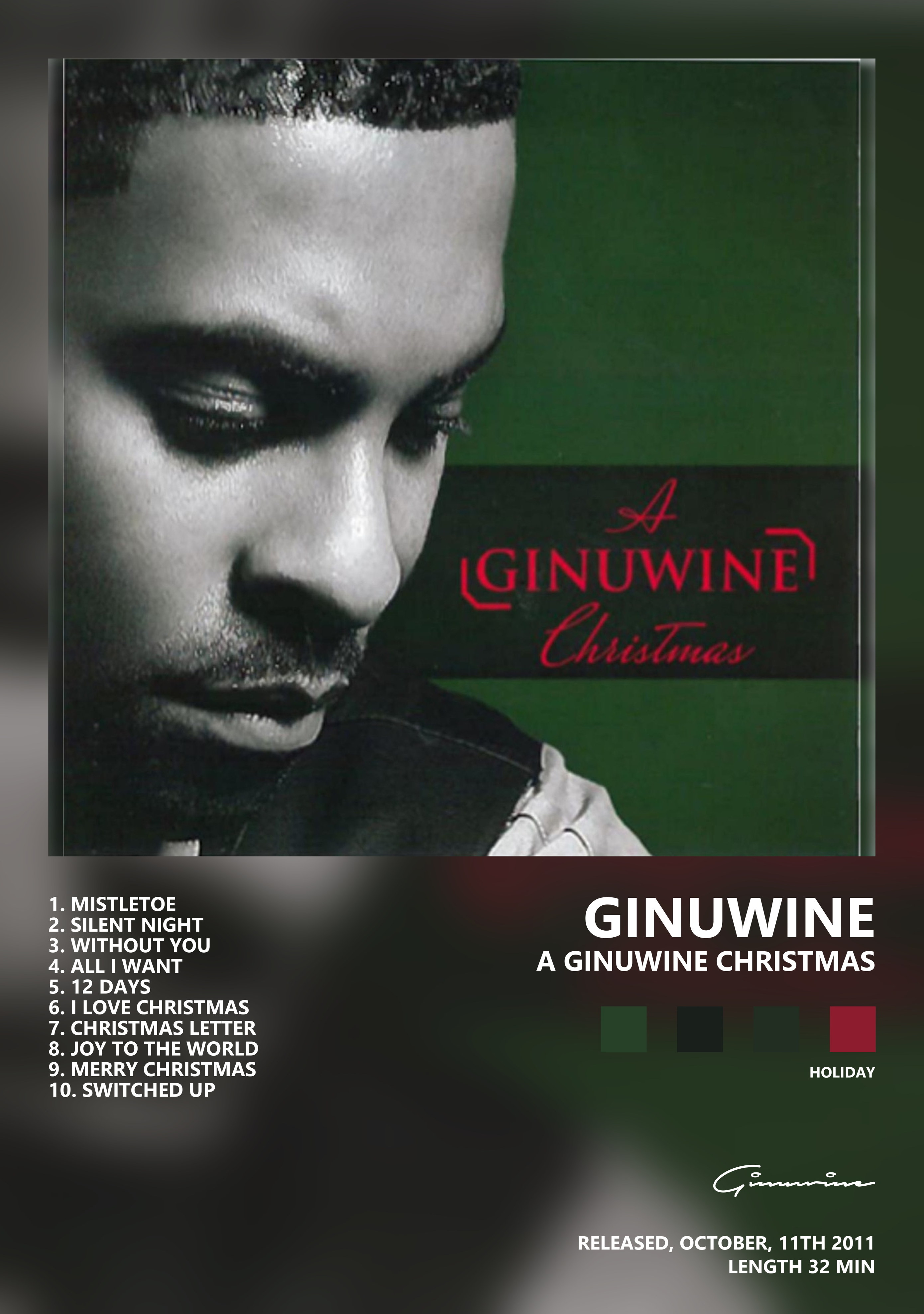 Музыкальный постер: Ginuwine — A Ginuwine Christmas