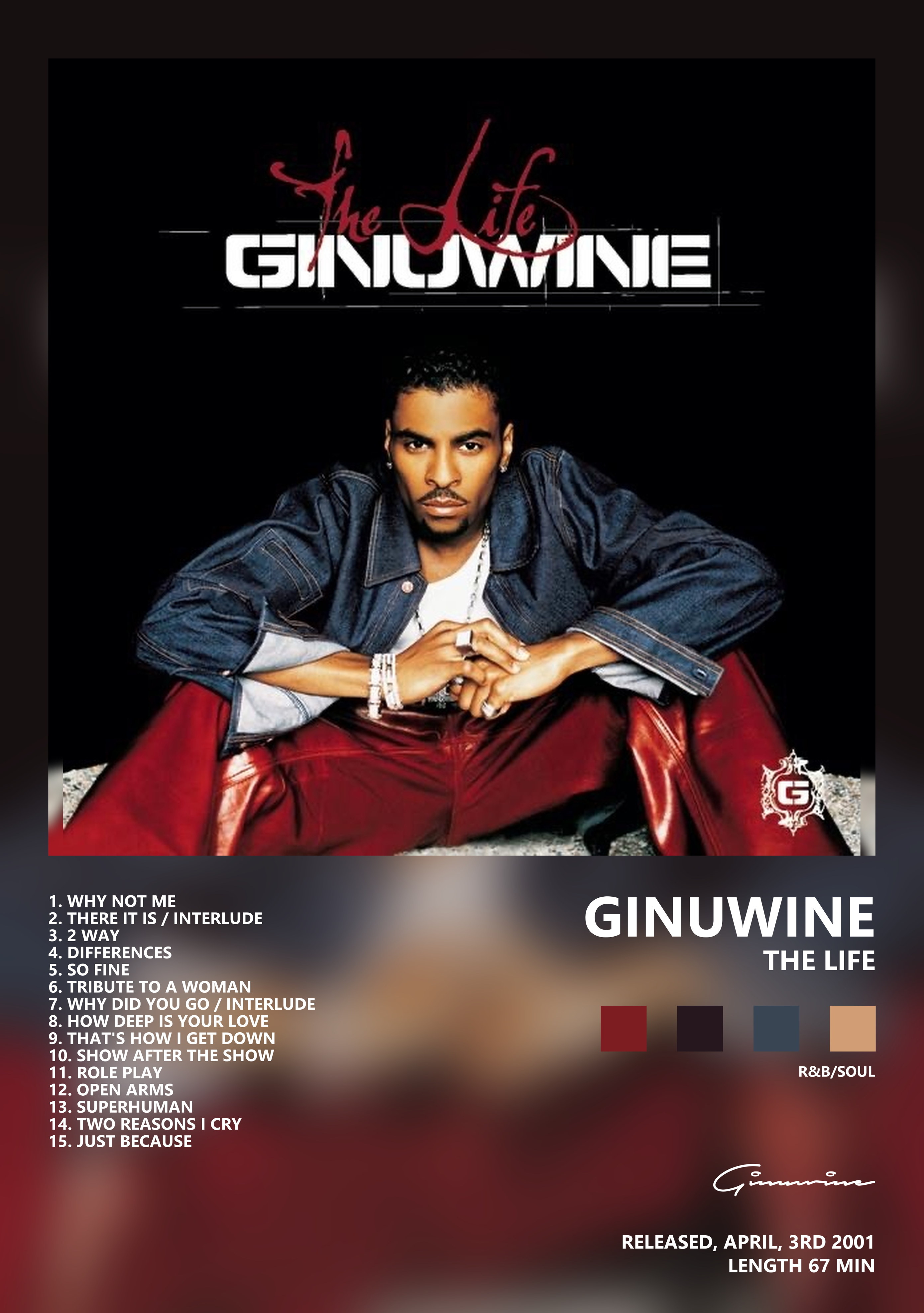 Музыкальный постер: Ginuwine — The Life