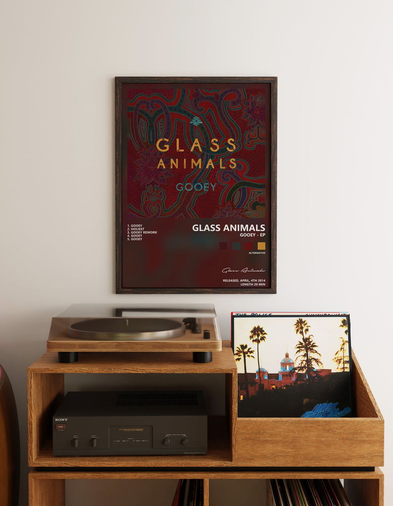 Музыкальный постер: Glass Animals — Gooey - EP