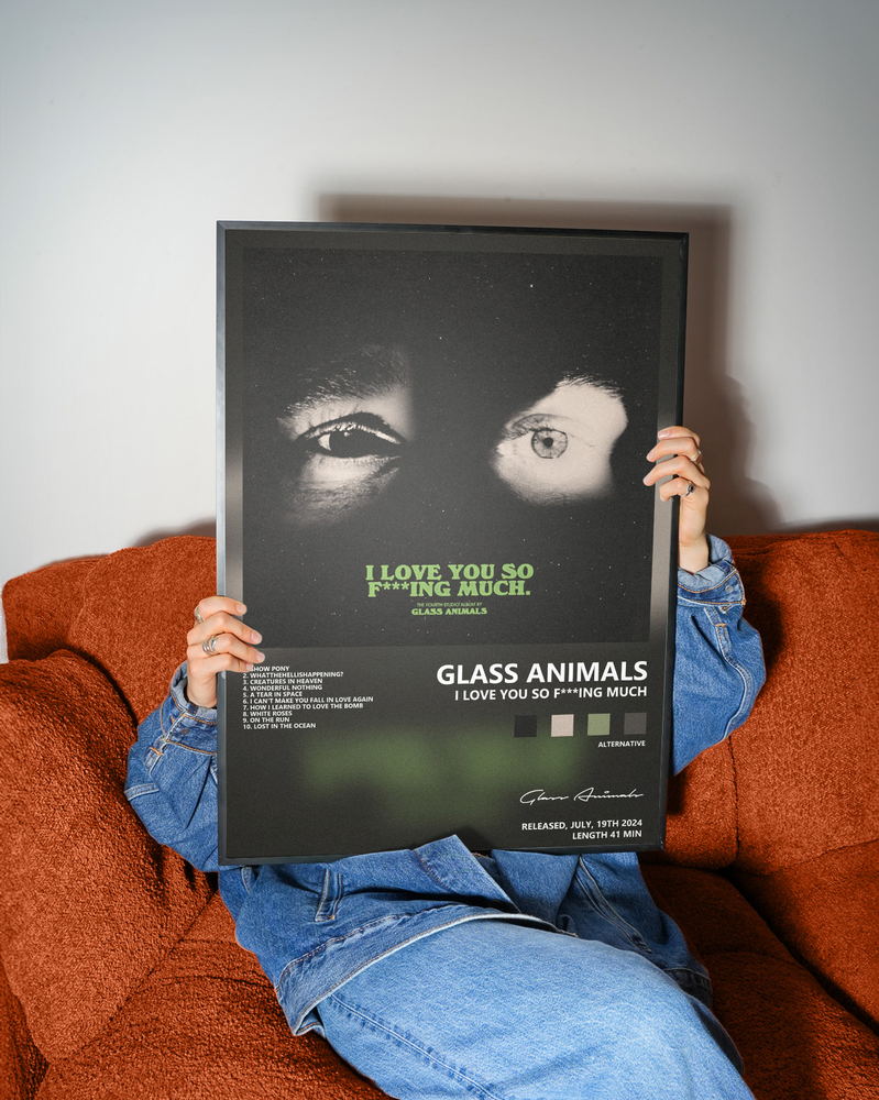 Музыкальный постер: Glass Animals — I Love You So Fing Much