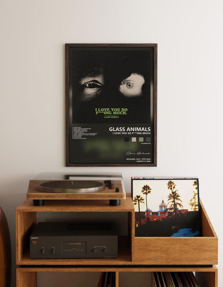 Музыкальный постер: Glass Animals — I Love You So Fing Much