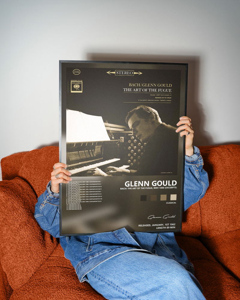 Музыкальный постер: Glenn Gould — Bach The Art of the Fugue BWV 1080 Excerpts