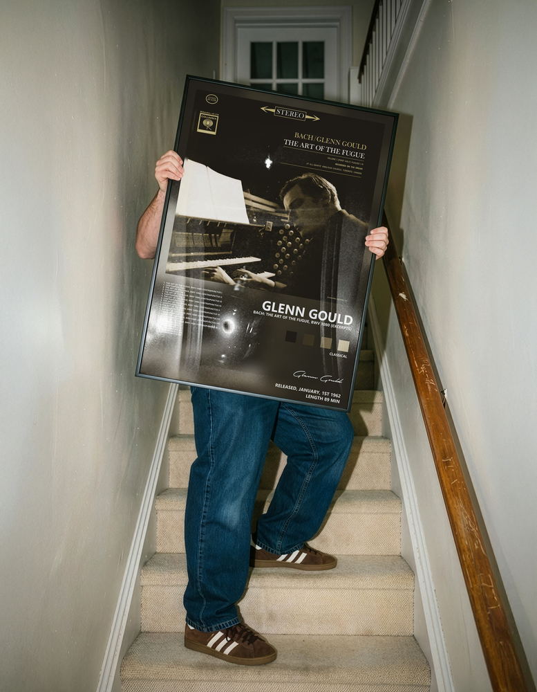 Музыкальный постер: Glenn Gould — Bach The Art of the Fugue BWV 1080 Excerpts
