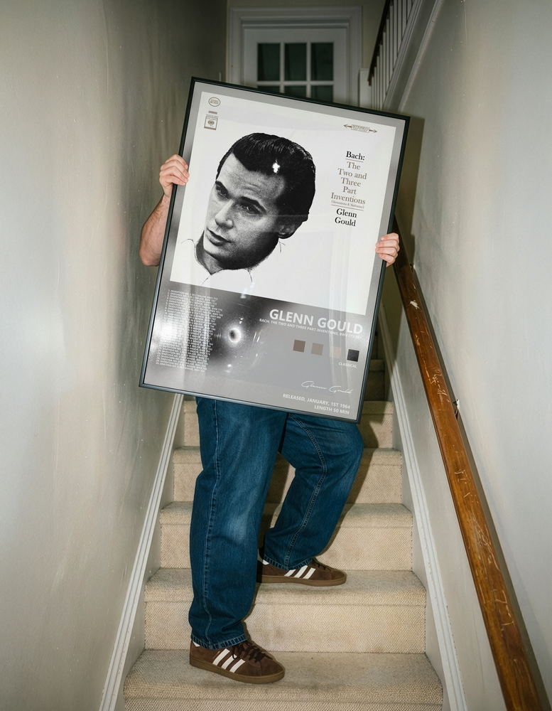 Музыкальный постер: Glenn Gould — Bach The Two and Three Part Inventions BWV 772 - 801