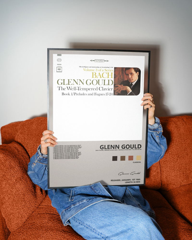 Музыкальный постер: Glenn Gould — Bach The Well - Tempered Clavier Book I Preludes Fugues Nos 17 - 24 BWV 862 - 869