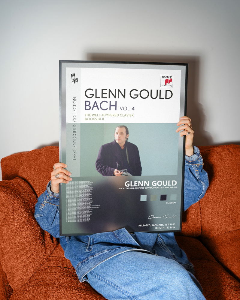 Музыкальный постер: Glenn Gould — Bach The Well - Tempered Clavier Books I II BWV 846 - 893