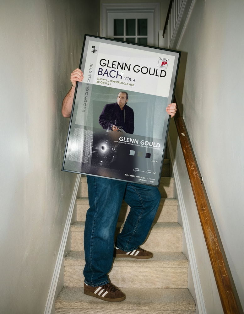 Музыкальный постер: Glenn Gould — Bach The Well - Tempered Clavier Books I II BWV 846 - 893