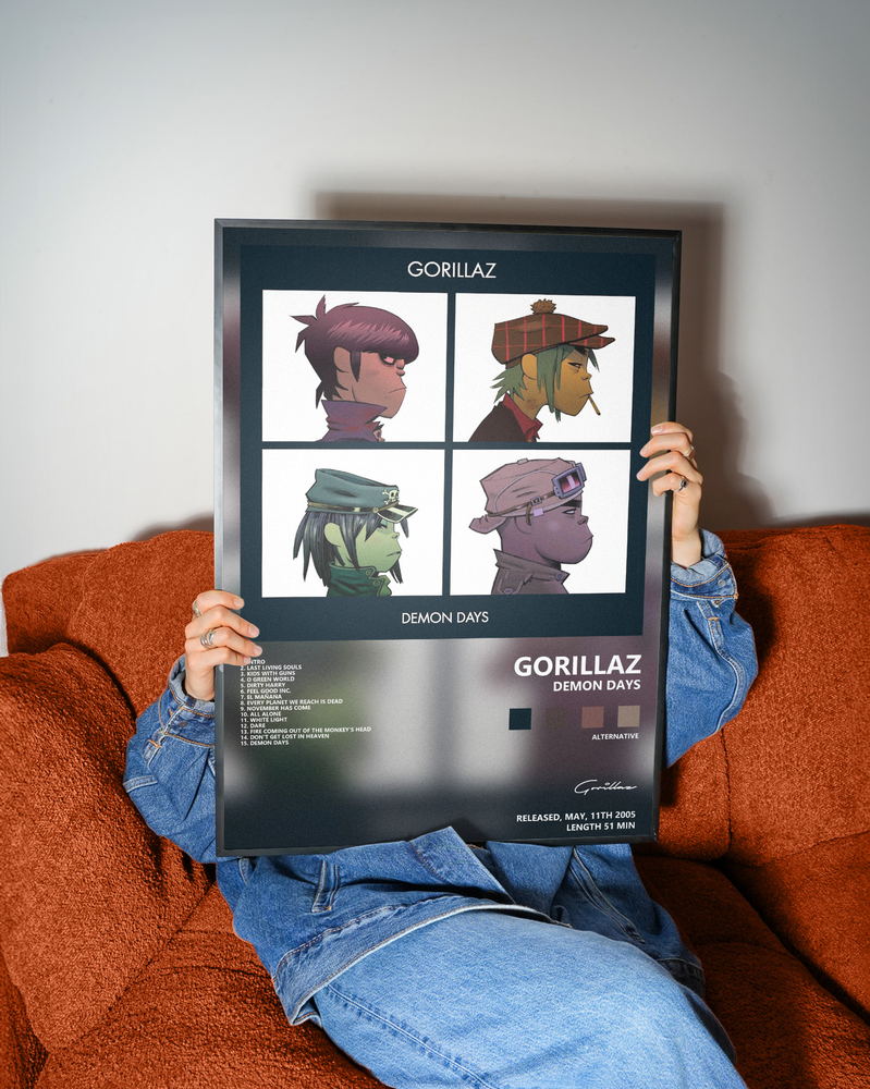 Музыкальный постер: Gorillaz — Demon Days
