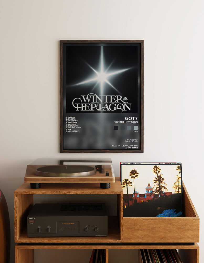 Музыкальный постер: GOT7 — WINTER HEPTAGON