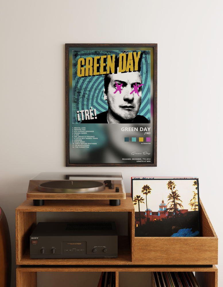 Музыкальный постер: Green Day — Tré