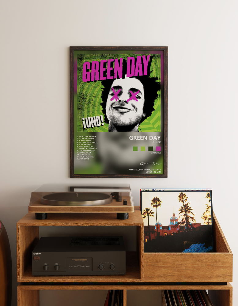 Музыкальный постер: Green Day — Uno