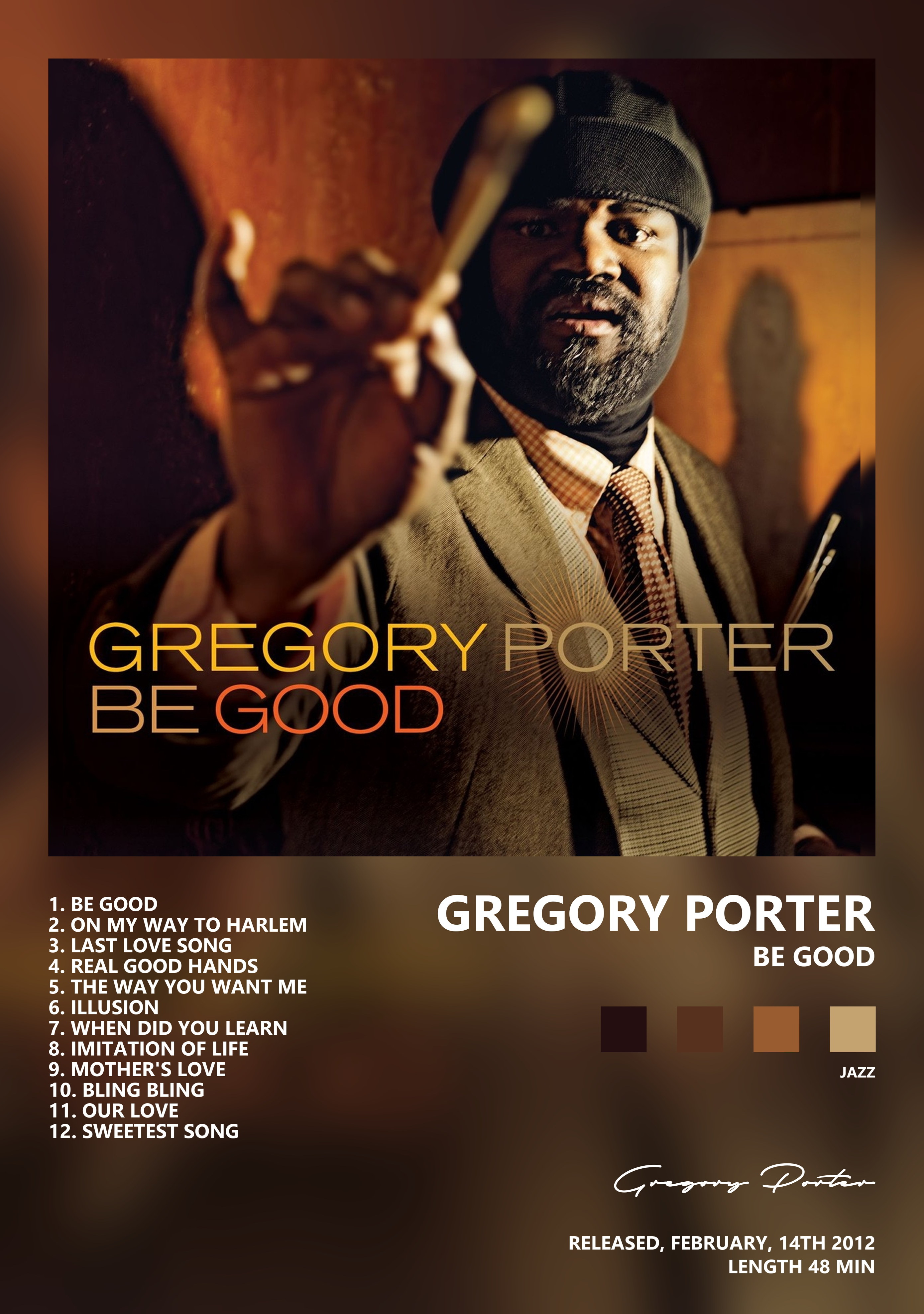 Музыкальный постер: Gregory Porter — Be Good