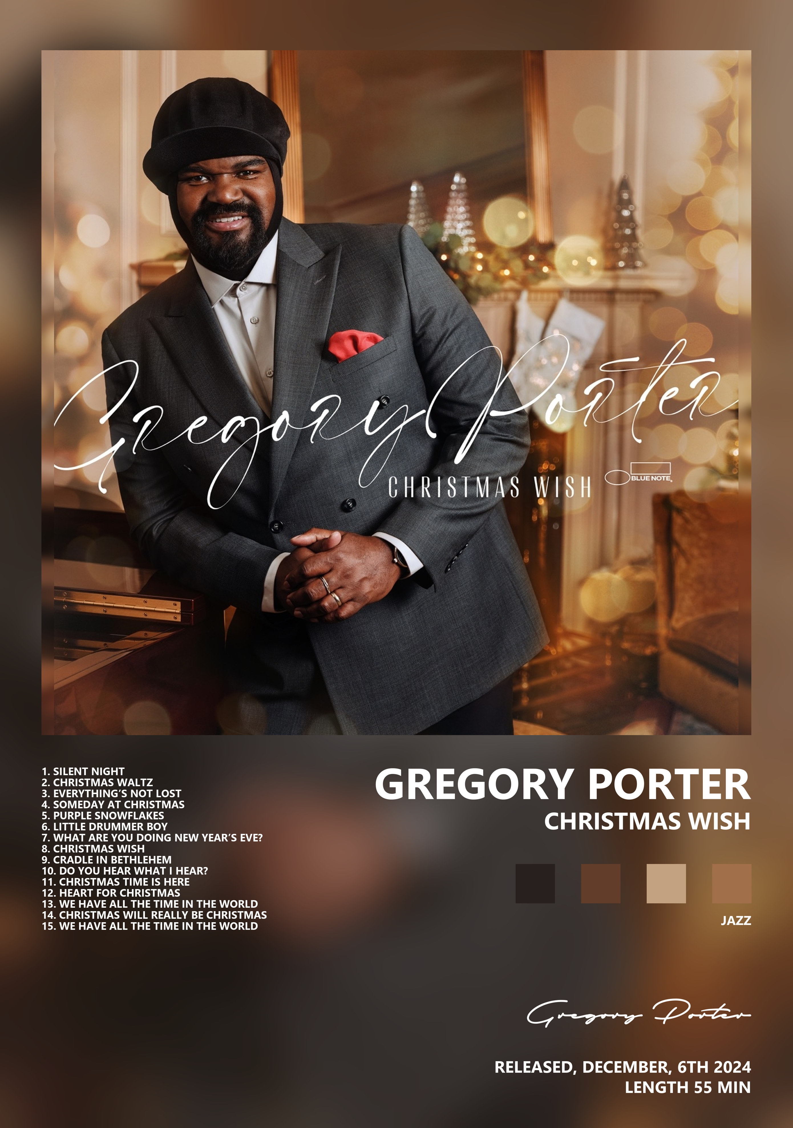 Музыкальный постер: Gregory Porter — Christmas Wish