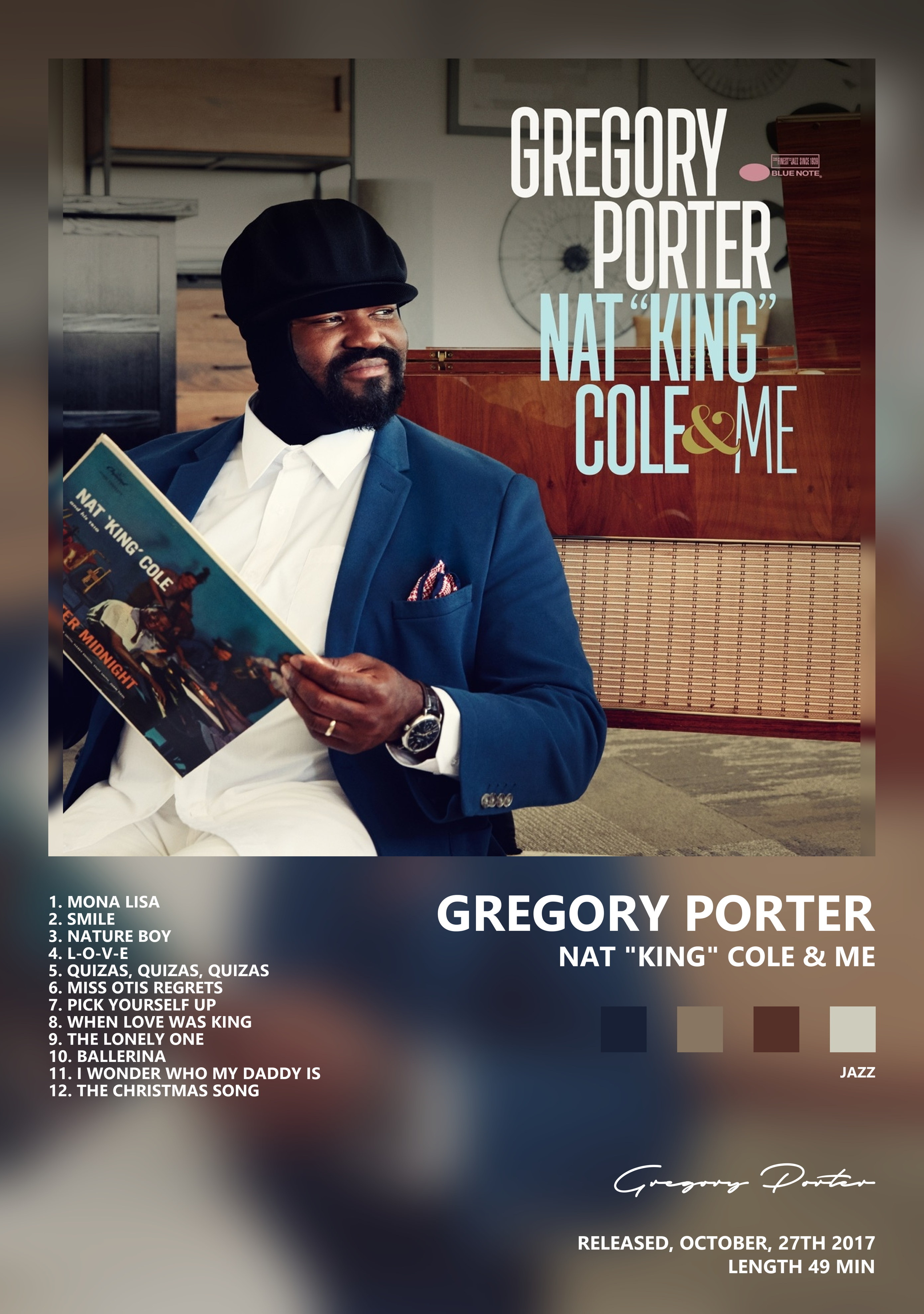 Музыкальный постер: Gregory Porter — Nat King Cole Me