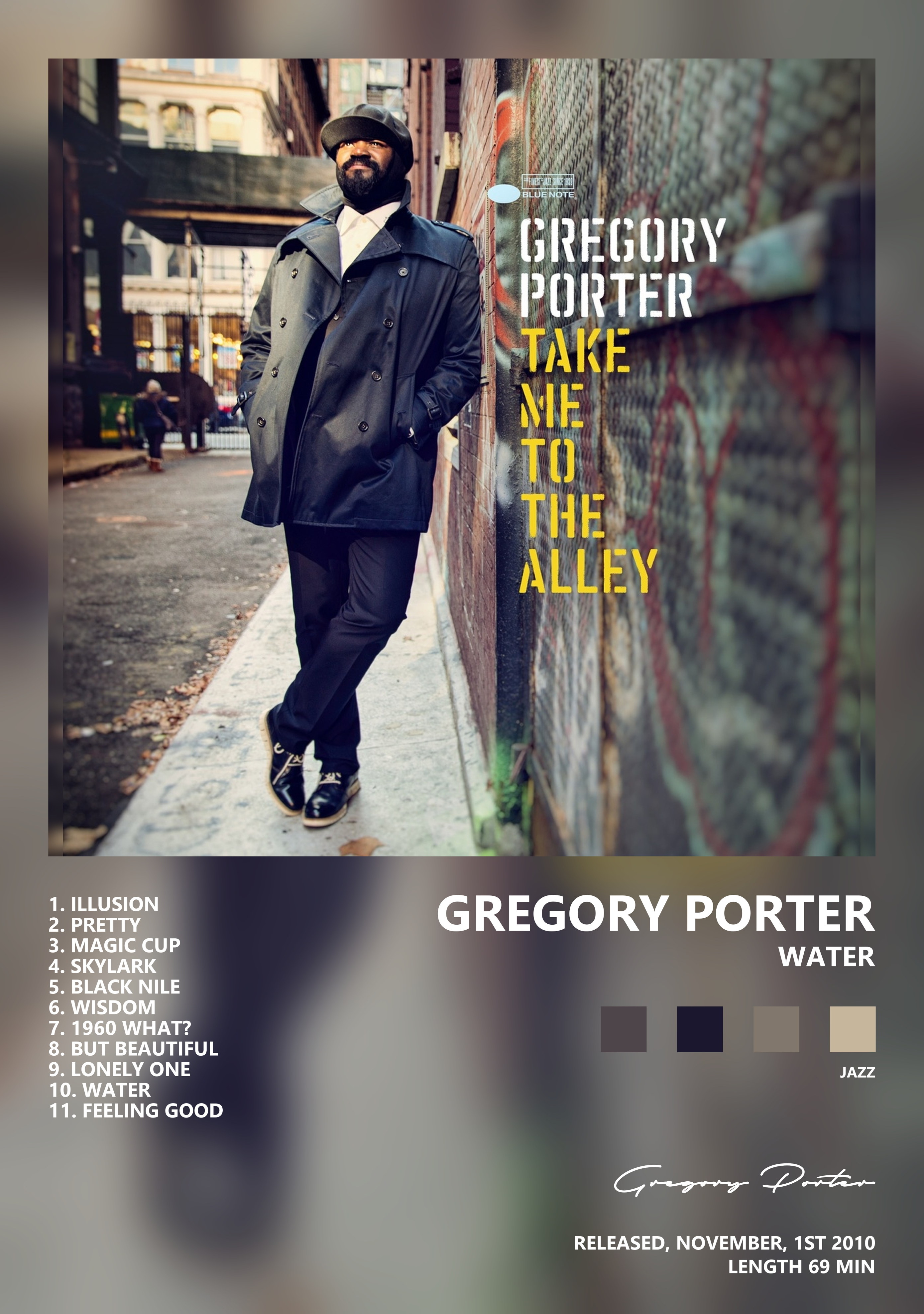Музыкальный постер: Gregory Porter — Water
