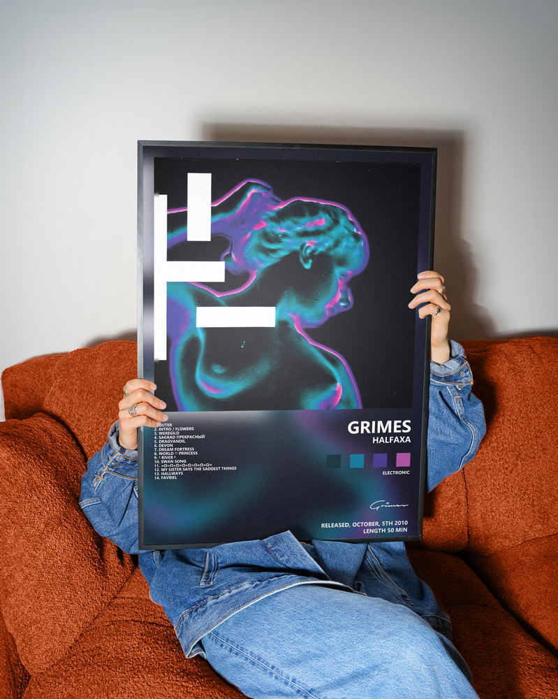 Музыкальный постер: Grimes — Halfaxa