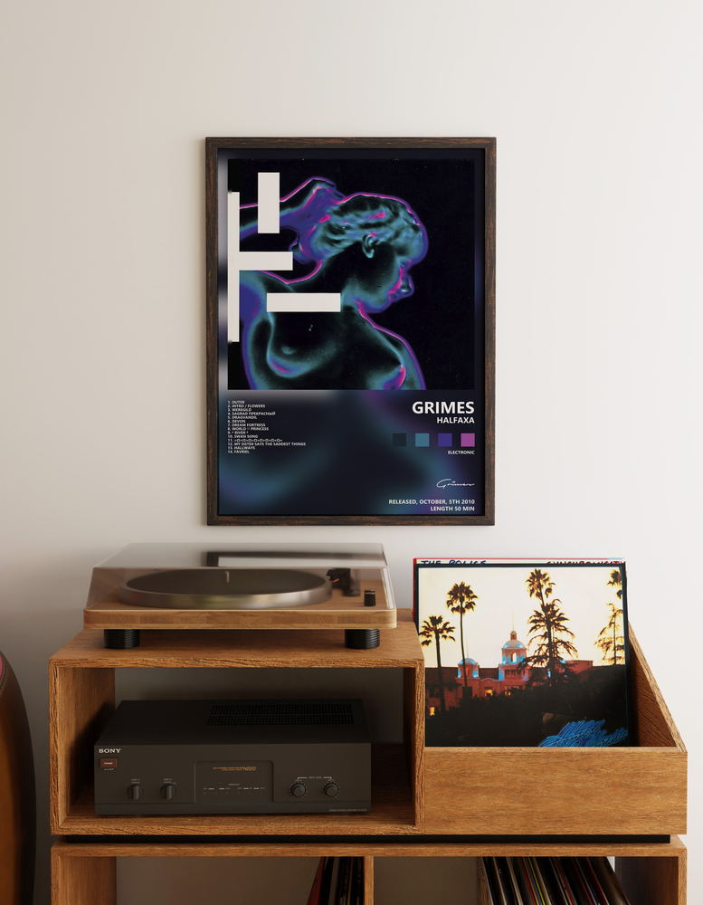 Музыкальный постер: Grimes — Halfaxa