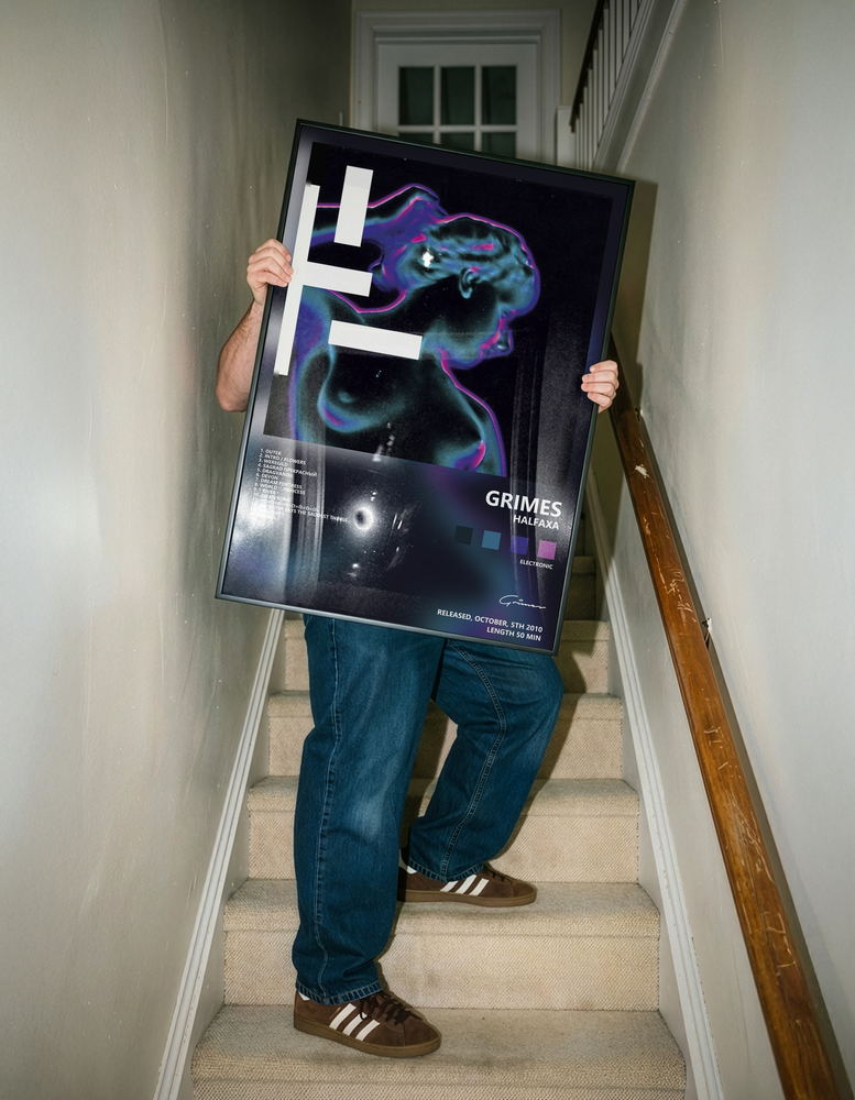 Музыкальный постер: Grimes — Halfaxa