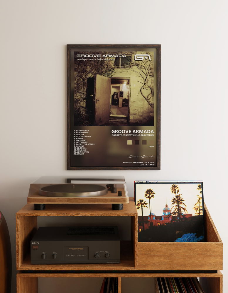 Музыкальный постер: Groove Armada — Goodbye Country Hello Nightclub