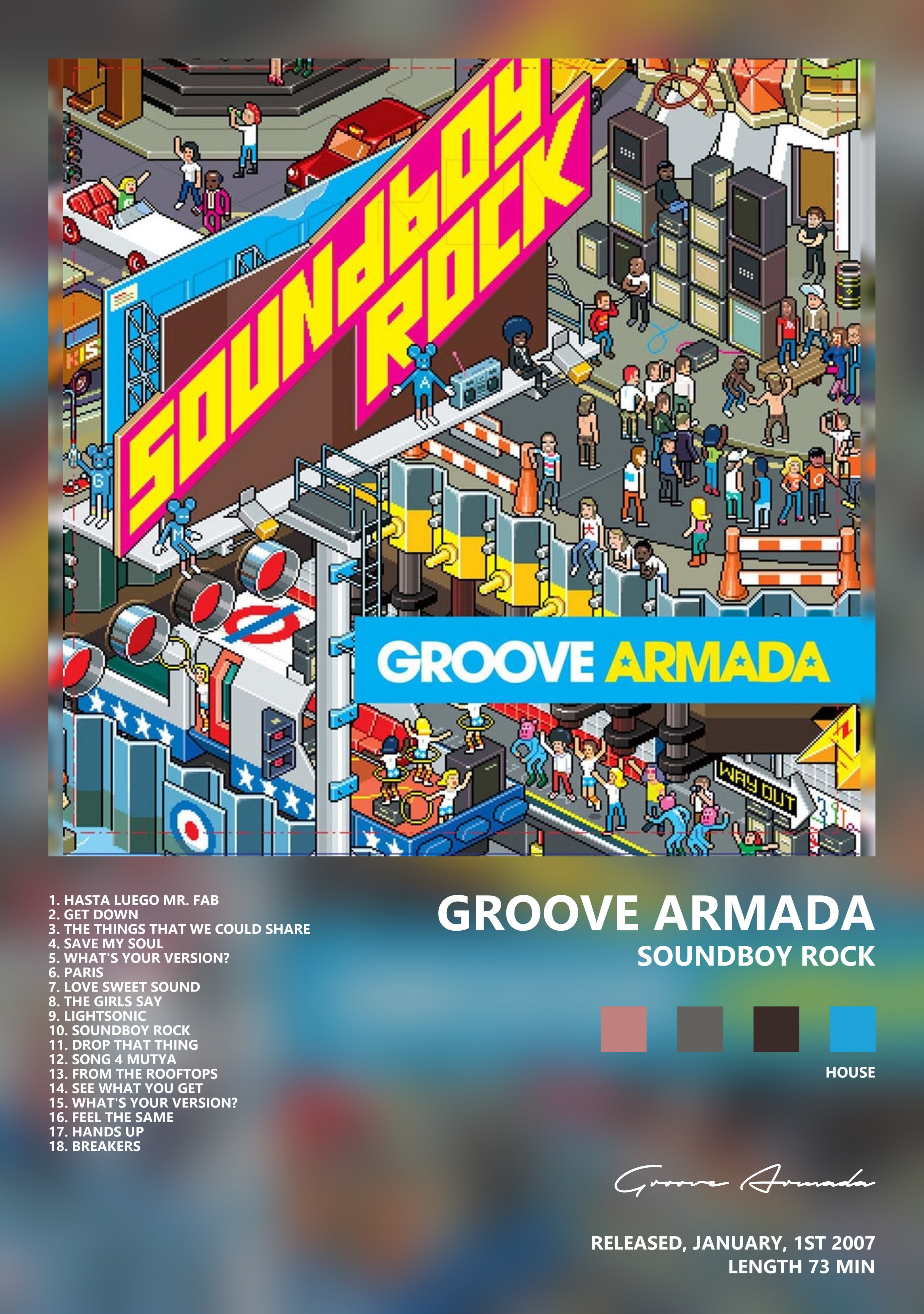 Музыкальный постер: Groove Armada — Soundboy Rock
