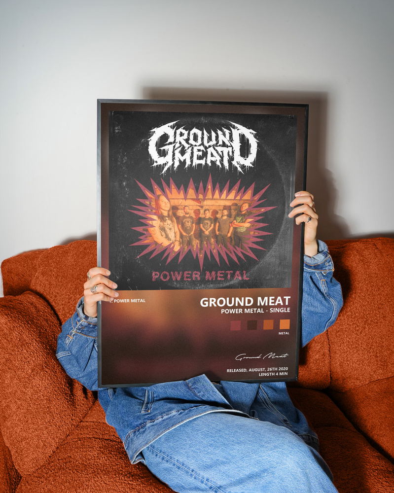 Музыкальный постер: Ground Meat — Power Metal - Single