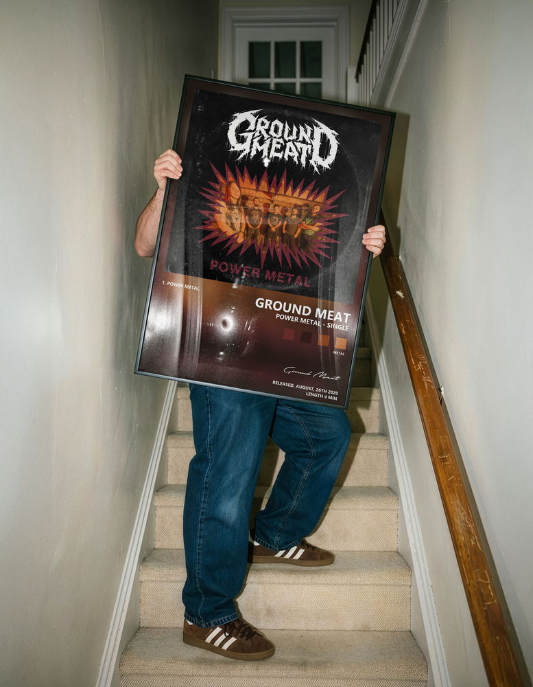 Музыкальный постер: Ground Meat — Power Metal - Single