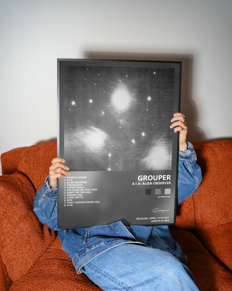Музыкальный постер: Grouper — A I A Alien Observer