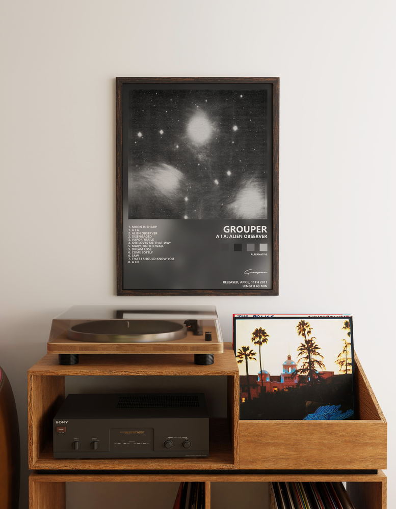 Музыкальный постер: Grouper — A I A Alien Observer