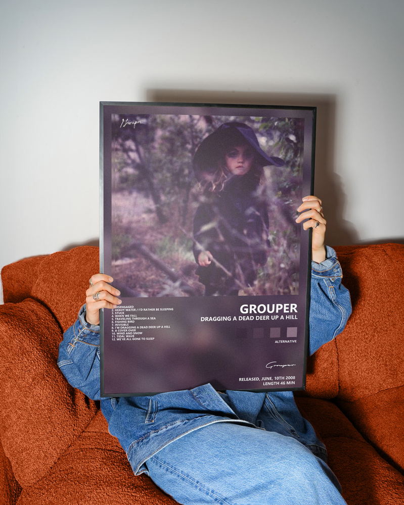 Музыкальный постер: Grouper — Dragging a Dead Deer Up a Hill