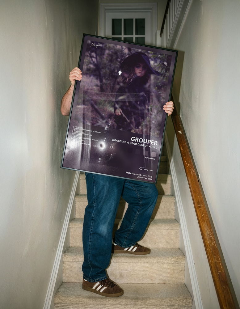 Музыкальный постер: Grouper — Dragging a Dead Deer Up a Hill