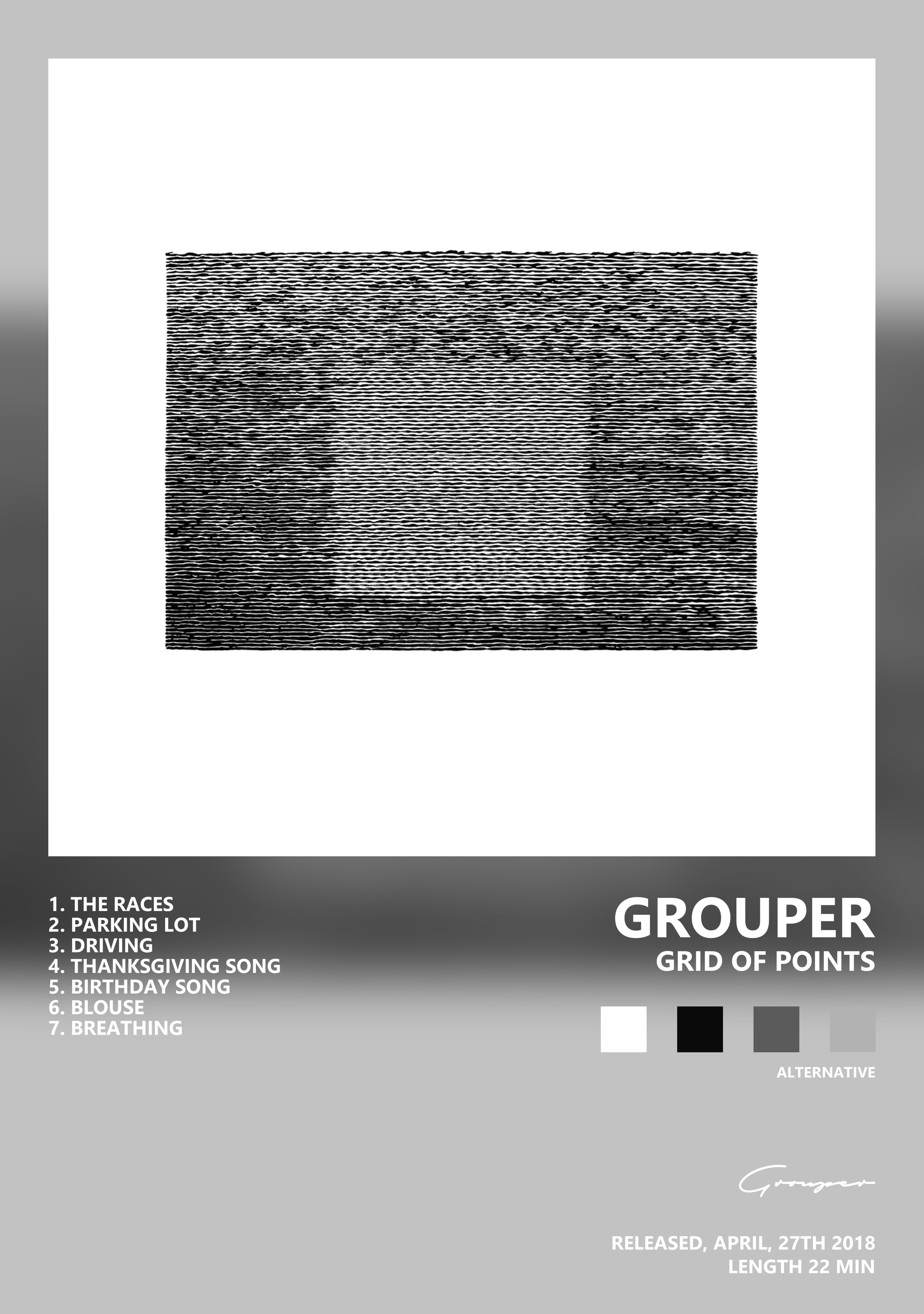 Музыкальный постер: Grouper — Grid of Points